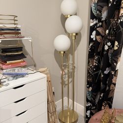 3 Globe Brass Floor Lamp