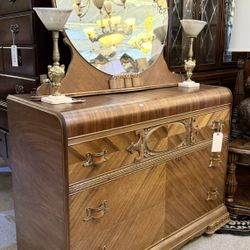 Waterfall Dresser With Mirror - 50% OFF OFFER!!!