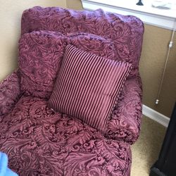 Selden’s Down-Filled Large Chair & Ottoman