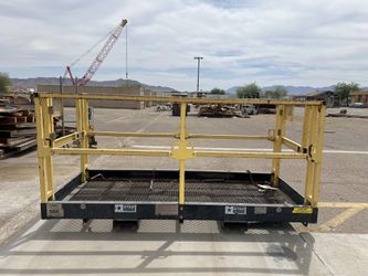 Star Industries Forklift Man Basket / Work Platform - 1,000 lb Capacity - Excellent Condition!