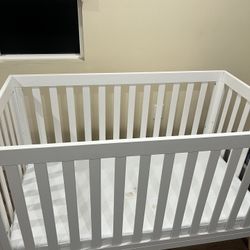 Baby Crib With Mattress