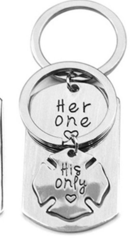 His and hers key chains!