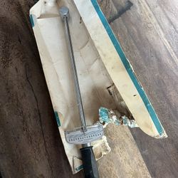 Vintage Craftsman 44641 Torque Wrench 1/2” Drive 0- 150 Ft-lb Beam Style W/ Box