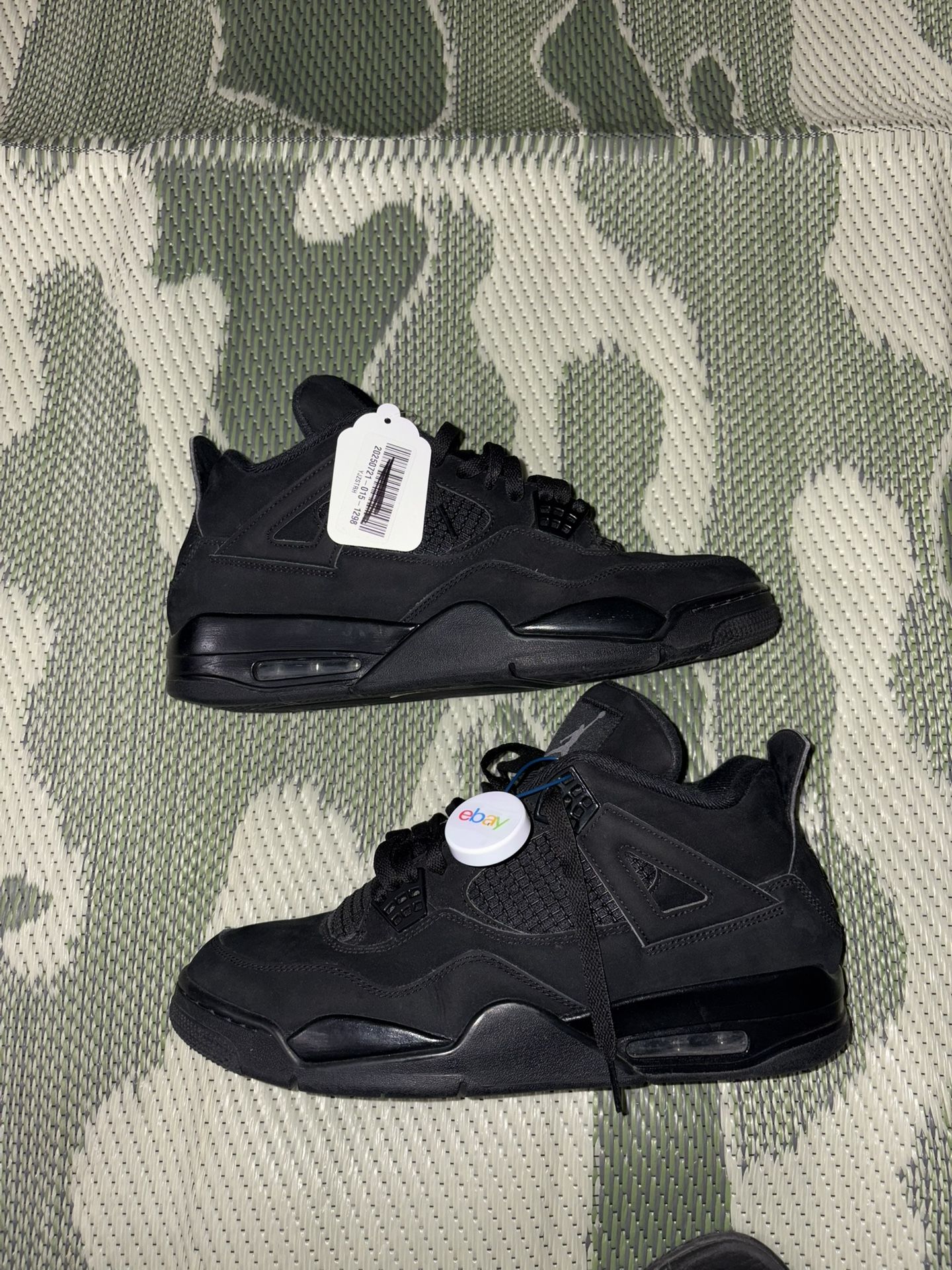 Jordan 4 Black Cat Size 12