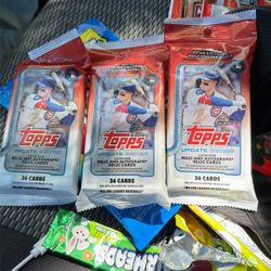 Topps 2026 Update Series.  3 Fat packs