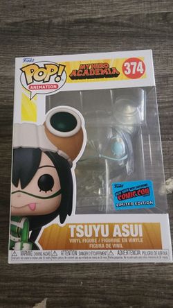 Funko Pop! Vinyl My Hero Academia Tsuyu Asui #374 NYCC Con Sticker