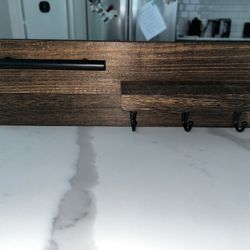 Wall Shelf - Key Holder - Wood