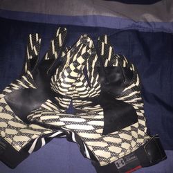 Football gloves under armor