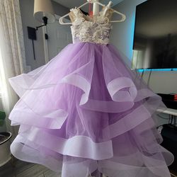Flower Girl Dress (Lavender) 