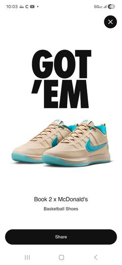 Nike Book 2 McDonalds Size 11