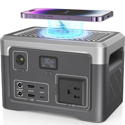 Portable Power Station 192Wh Outdoor Generator with AC Outlet 100W(200W Surge) Power Bank for Home Backup Outdoor Emergency RV Van Hunting, 3.9lb, Mus
