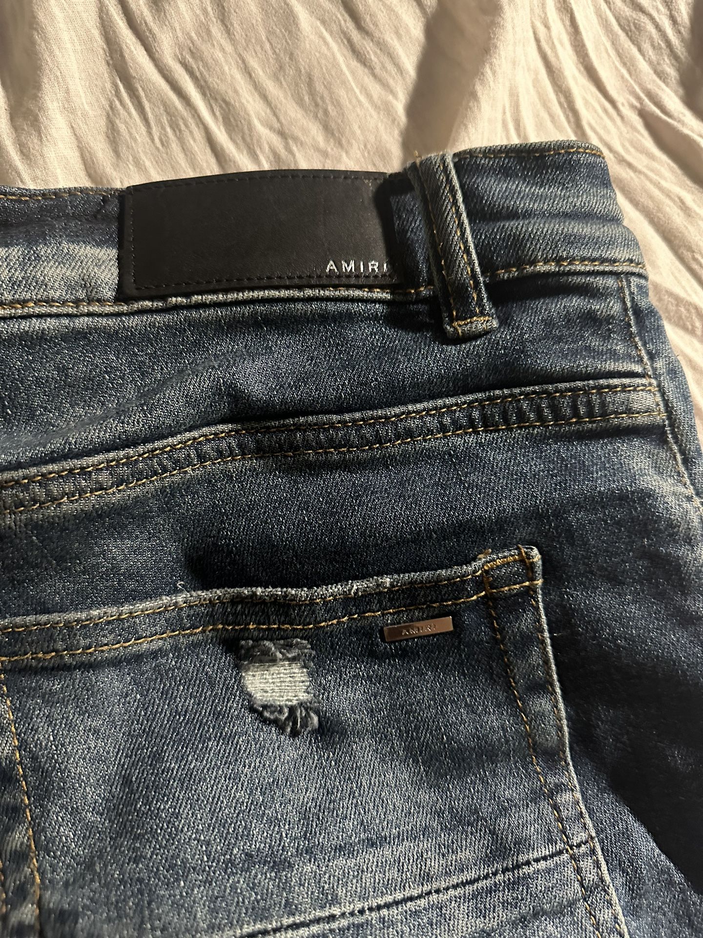 Amiri MX1 Red Bandana Jeans size 31 - Main Image