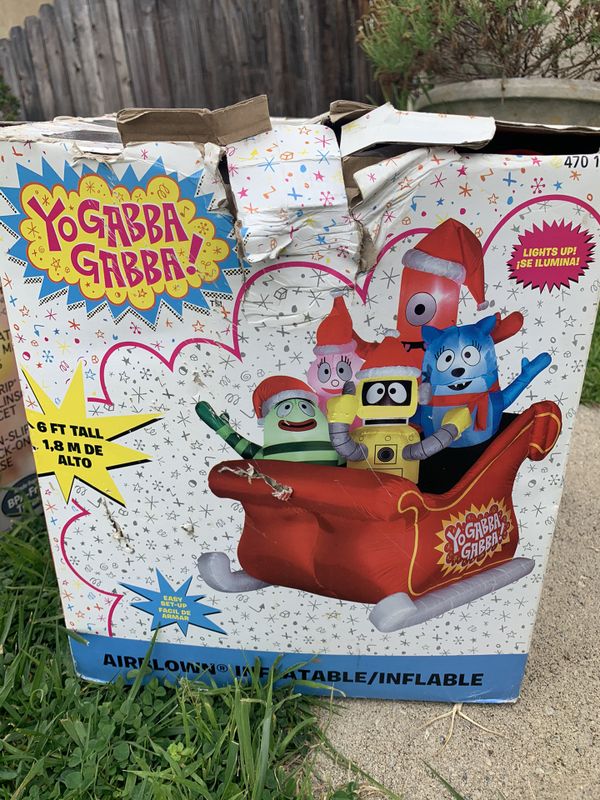 Yo gabba gabba inflatable Christmas decoration for Sale in Corona, CA