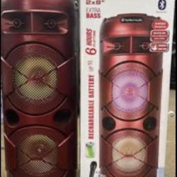 🔥💥‼️EARLY BLACK FRIDAY SPECIAL‼️💥 4500W 2x8  Rechargeable Bluetooth speaker with mic and remote