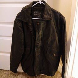 Men's Leather Jacket Medium 