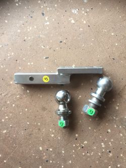 Trailer hitch -2 Balls Both 1-7/8