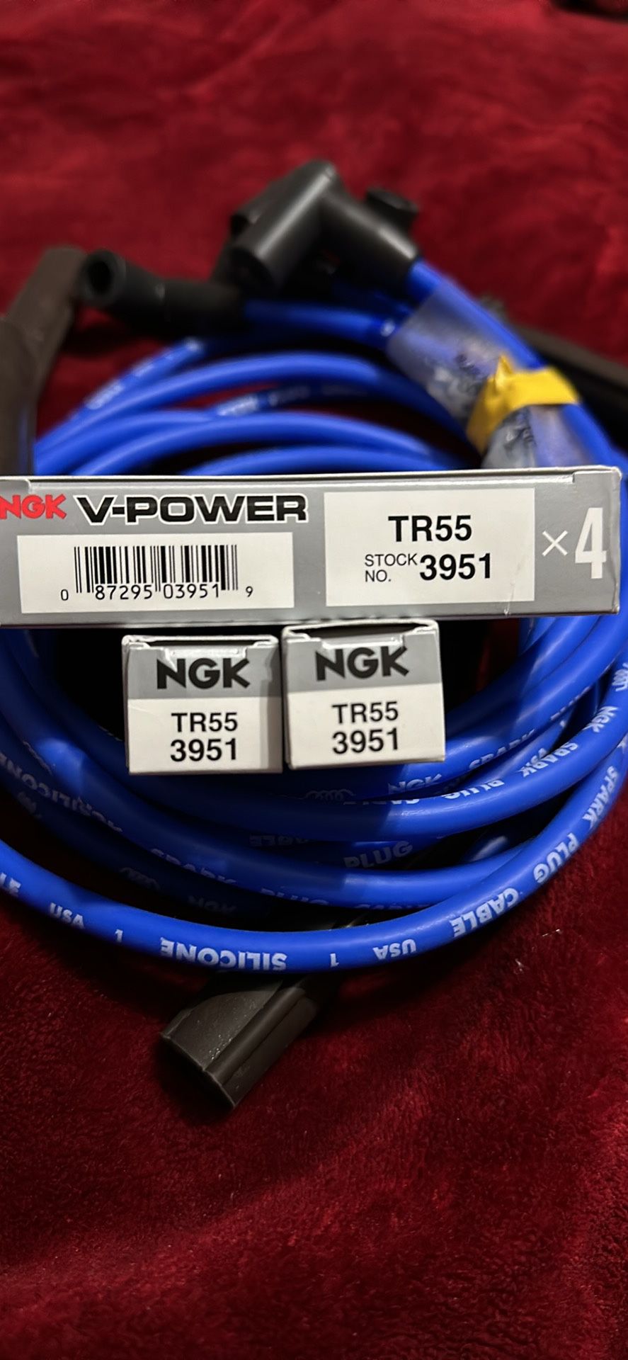 Brand New NGK Spark Plugs & Wires