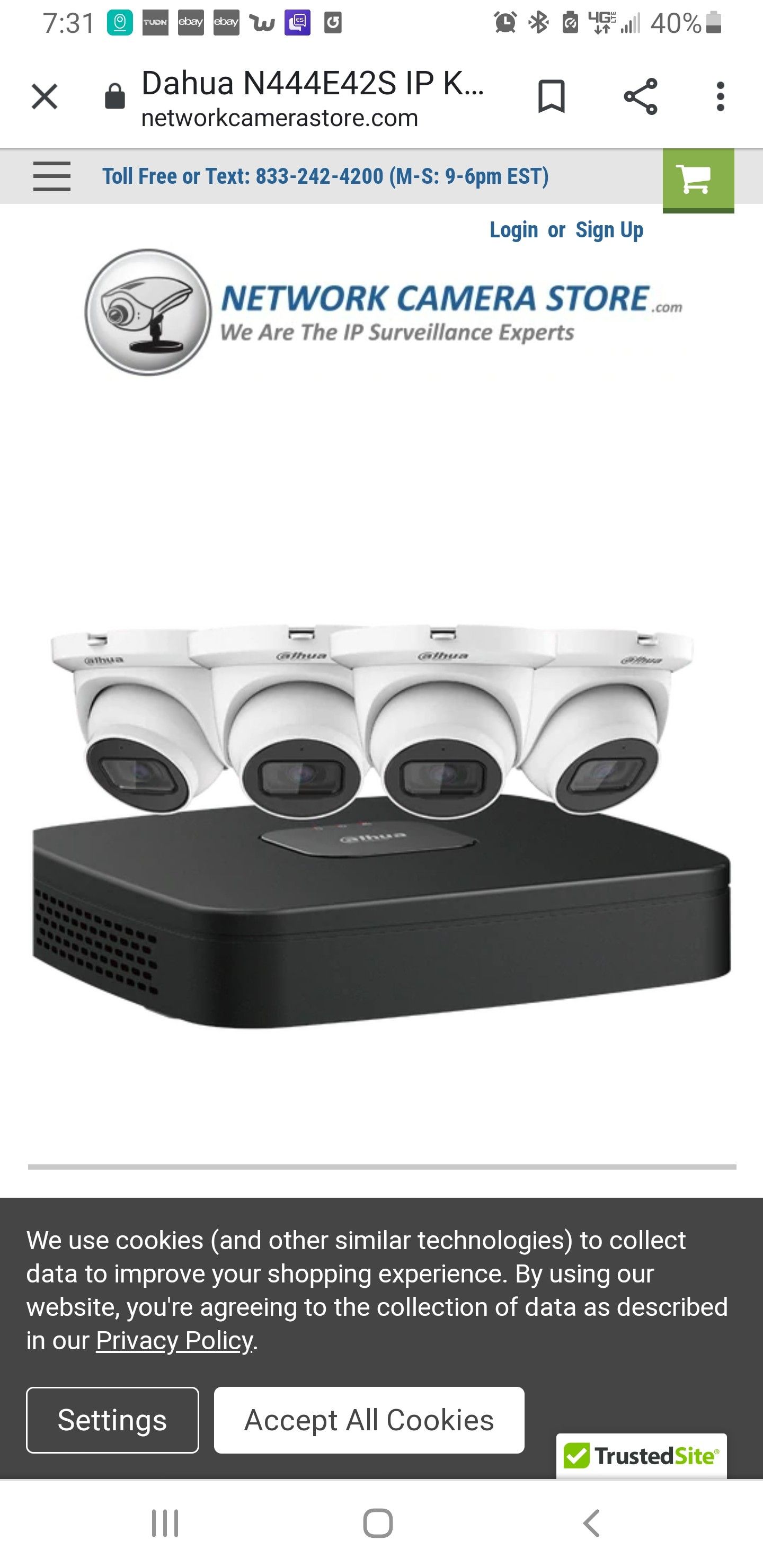 SECURITY SYSTEM N444E42S