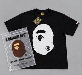 Black A Bathing Ape Graphic Tee