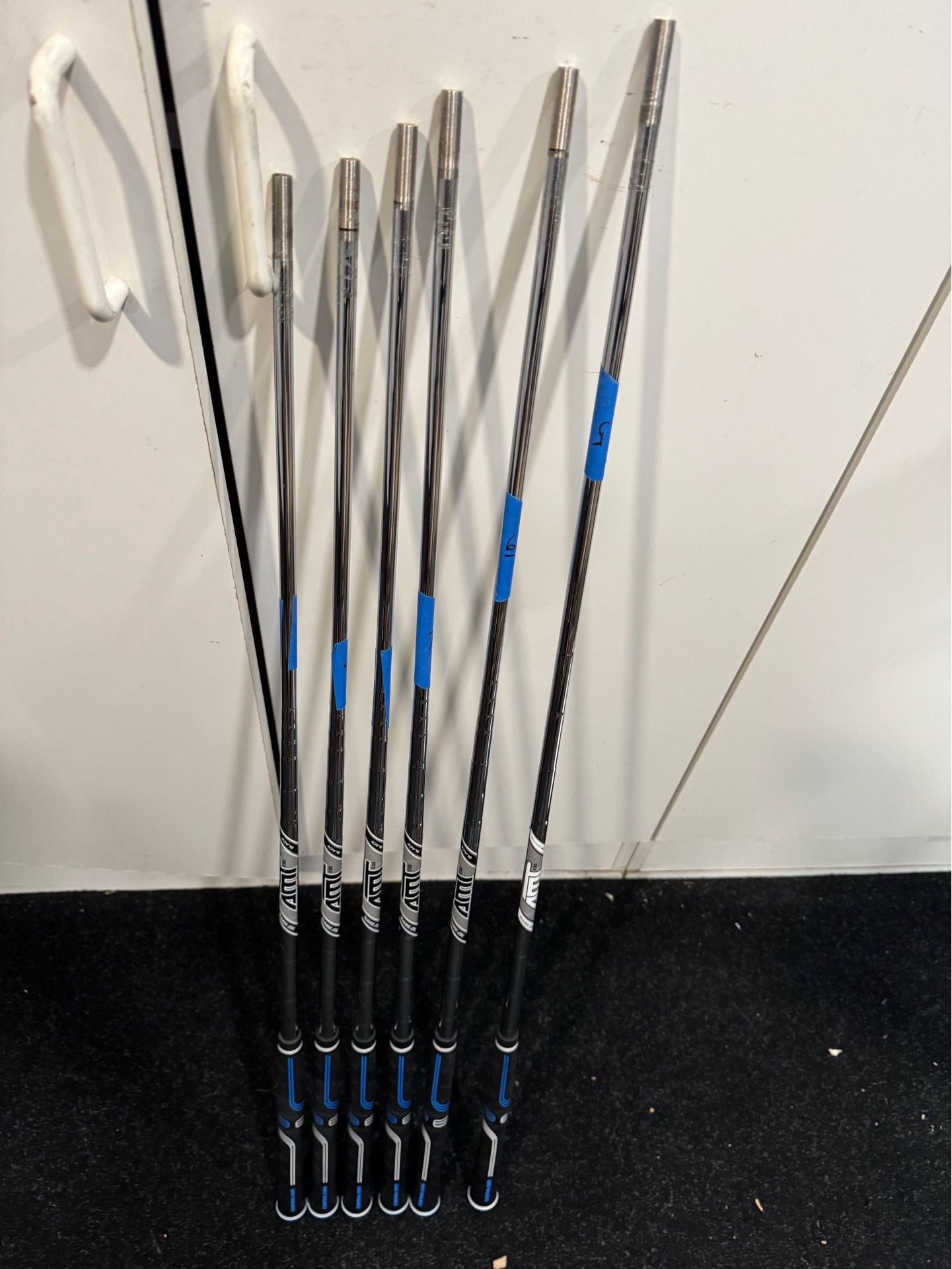 True Temper AMT Black R300 golf iron shaft set
