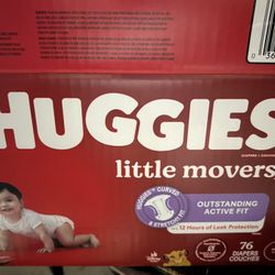 Pampers and Huggies diapers