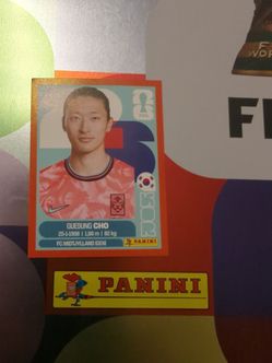 Guesung Cho Panini FIFA World Cup Sticker