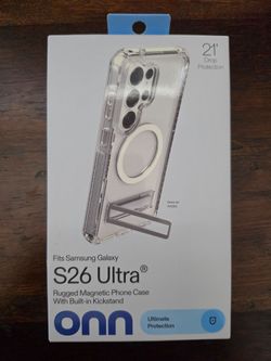 Onn Samsung Galaxy S26 Ultra Clear Phone Case