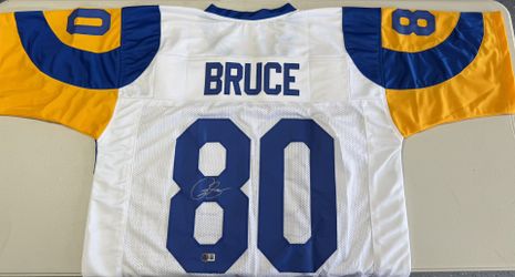 RAMS “AUTOGRAPHED” ISAAC BRUCE JERSEY