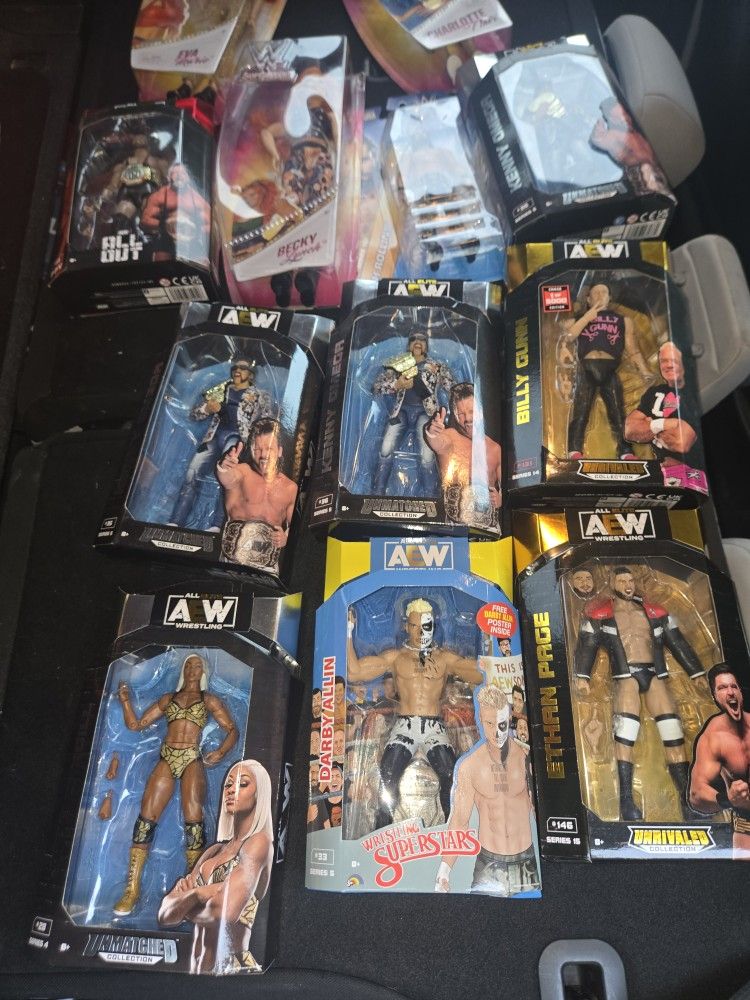 Wrestling Action Figures Collection Lot