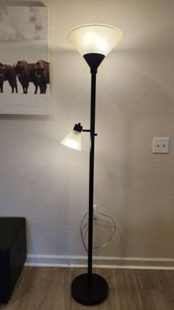 Frosted Glass Standing Floor Lamp