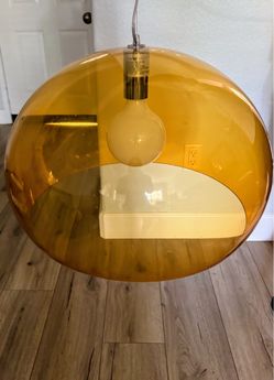 KARTELL-FL/Y Suspension Lamp. Just purchased for $555.00. Unused - See Description: Measurements: