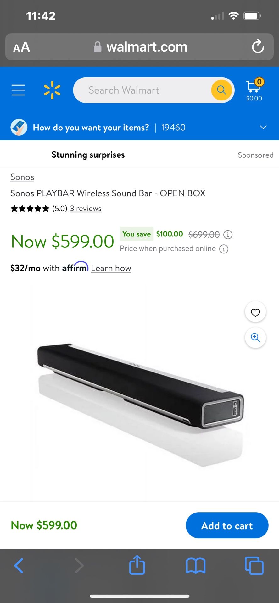 Sonos Playbar
