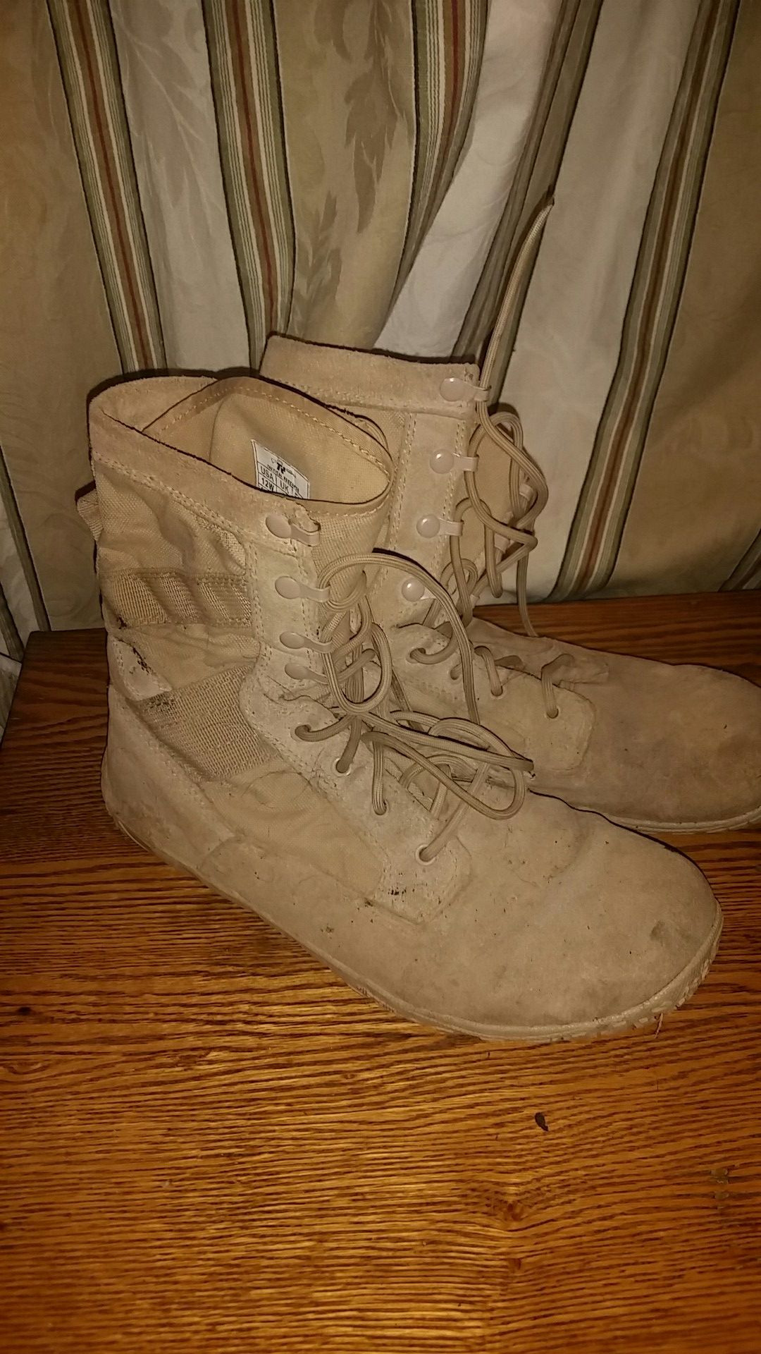 Vibram Zero Drop Tactical Boots Size 12W