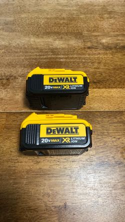 DeWalt 20V Max XR Lithium Ion Batteries (2-Pack)