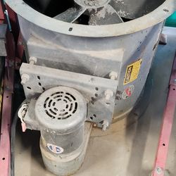 24" Tube Axial Paint Booth Fan w/ 3HP 575 Volt Three Phase Motor