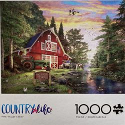 Buffalo Games - Pine Valley Farm - 1000 Piece Jigsaw Puzzle