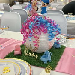 Gender Reveal Centerpiece