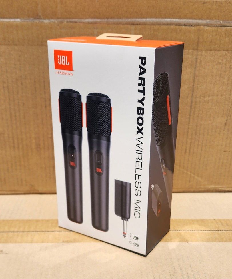 JBL Partybox Wireless Microphone Set Dual Rechargeable Mic Karaoke DJ 🚨 Payment Options Available 🚨 No Credit Needed 🚨 