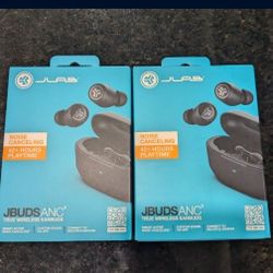 JLab JBuds Active Noise Cancelling True Wireless Bluetooth Earbuds Black