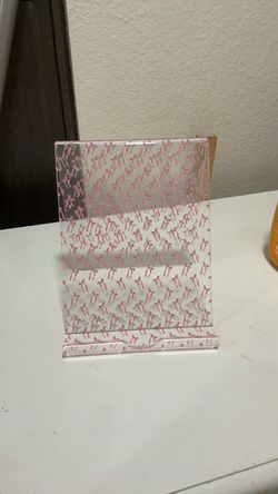 Pink bow iPad holder