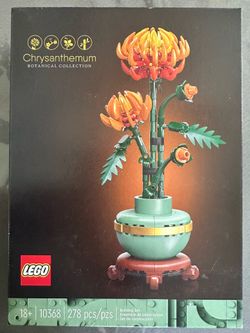 LEGO Botanicals Chrysanthemum Building Set for Adults Ages 18+ - Artificial Flower for Dinner Table Centerpieces & Decoration - Gift for Birthdays - 1