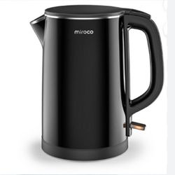 Miroco Electric Kettle Stainless Steel Kettle Black 