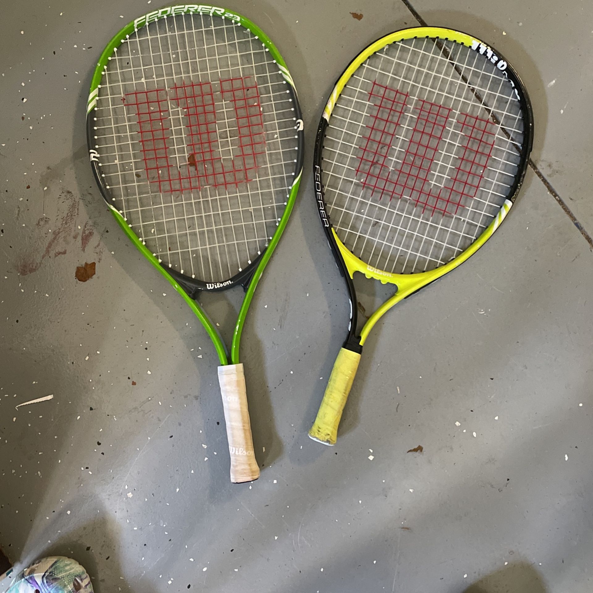 Wilson tennis rackets, tennis, sports equipment