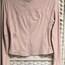 Lululemon Nulu Cropped Strawberry Milkshake Defines Jacket Size 8