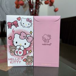 Pack of 100pcs Sanrio Official Hello Kitty New Year Red Envelope Lucky Money Packet