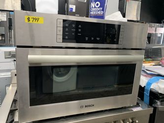 Bosch built in microwave in stainless steel new open box