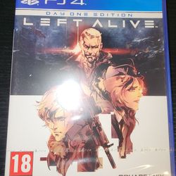 Sealed PS4 Left Alive Day One Edition