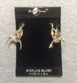 Sterling Silver Earrings - Hummingbirds