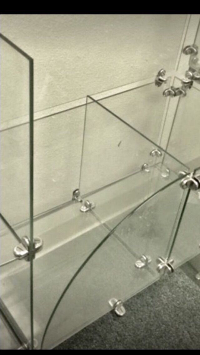 Glass shelves