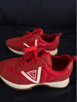 GUESS Red Balance Made Sneakers